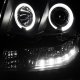 Chevy Suburban 2007-2014 Black Smoked Projector Headlights