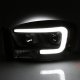 Dodge Ram 2006-2008 Black LED Tube DRL Projector Headlights