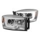 Dodge Ram 2006-2008 LED Tube DRL Projector Headlights