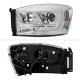 Dodge Ram 3500 2006-2009 LED Tube DRL Projector Headlights