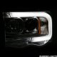 Dodge Ram 2500 2003-2005 LED Tube DRL Projector Headlights