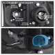 Ford F250 Super Duty 1999-2004 Black Tube DRL Projector Headlights