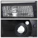 Ford F550 Super Duty 1999-2004 Black Tube DRL Projector Headlights