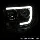 Toyota Tacoma 2005-2011 Black Tube DRL Projector Headlights