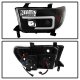 Toyota Sequoia 2008-2017 Black Tube DRL Projector Headlights