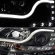 VW Jetta Sedan 2011-2014 Black LED DRL Halogen Projector Headlights