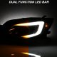 Subaru WRX 2008-2014 Black Projector Headlights LED DRL Switchback Signals