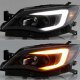 Subaru WRX 2008-2014 Black Projector Headlights LED DRL Switchback Signals