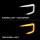 Subaru WRX 2008-2014 Black Smoked Projector Headlights LED DRL Switchback Signals