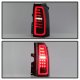 Chevy Suburban 2015-2020 Black Smoked Tube Full LED Tail Lights