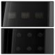 Chevy Suburban 2015-2020 Black Smoked Tube Full LED Tail Lights