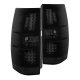 Chevy Tahoe 2007-2014 Black Smoked LED Tail Lights