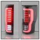 Ford F250 Super Duty 2017-2019 Black Tube LED Tail Lights