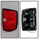 Chevy Silverado 3500HD 2015-2019 Red Clear LED Tail Lights