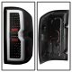 Chevy Silverado 2500HD 2015-2019 Black Tube Full LED Tail Lights