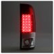 Ford F350 Super Duty 1999-2007 Red Clear LED Tail Lights