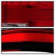 Dodge Ram 2007-2008 Red Clear LED Tail Lights