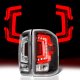 Chevy Silverado 2500HD 2015-2019 Black Custom LED Tail Lights