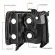 Chevy Silverado 2500HD 2007-2014 Black Smoked Headlights