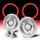 Chevy C10 Pickup 1967-1979 Red SMD Halo LED Headlights Kit