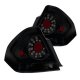 Chevy Impala 2006-2013 Black Smoked LED Tail Lights