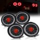 Chevy Corvette C6 2005-2013 Black Angel Eye LED Tail Lights Sequential Signals