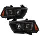 Dodge Charger 2011-2014 Black LED DRL Projector Headlights Switchback Signals