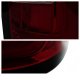 GMC Sierra 2500HD 2015-2018 Red Smoked LED Tail Lights