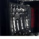 Chevy Silverado 2500HD 2015-2019 Black Smoked LED Tail Lights