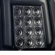 Chevy Silverado 3500HD 2015-2019 Black Smoked LED Tail Lights