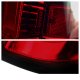 Chevy Silverado 2500HD 2015-2017 Red Smoked LED Tail Lights