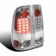 Ford F550 Super Duty 2011-2016 Clear LED Tail Lights