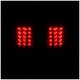 Ford F250 Super Duty 2011-2016 Black LED Tail Lights