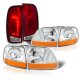 Ford F150 1997-2003 Clear HD Headlights Custom LED Tail Lights