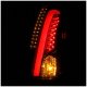 Cadillac CTS 2003-2007 Black Smoked Tube LED Tail Lights
