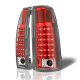 Cadillac Escalade 1999-2000 Red LED Tail Lights