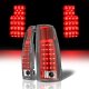 Cadillac Escalade 1999-2000 Red LED Tail Lights