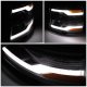 Chevy Silverado 2007-2013 Black Smoked Facelift DRL Projector Headlights