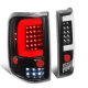 Ford F150 2004-2008 Black C-Tube LED Tail Lights
