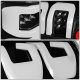 Ford F150 2004-2008 Black Custom Tube LED Tail Lights