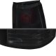 Chevy Suburban 1992-1999 Black Smoked LED Tail Lights