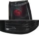 Chevy 1500 Pickup 1988-1998 LED Tail Lights Black