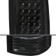 Chevy 1500 Pickup 1988-1998 LED Tail Lights Black