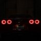 Chevy Corvette C6 2005-2013 Tinted Halo LED Tail Lights Sequential Signals