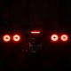 Chevy Corvette C6 2005-2013 Tinted Halo LED Tail Lights Sequential Signals