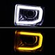 GMC Sierra 3500HD 2015-2016 LED Tube DRL Projector Headlights