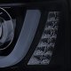 Chevy Silverado 2014-2015 Smoked DRL Projector Headlights LED Signal