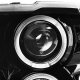 Dodge Ram 2009-2018 Glossy Black Halo Projector Headlights