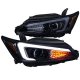 Scion tC 2011-2013 Smoked LED DRL Signal Projector Headlights
