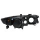 Acura TSX 2004-2005 Black Xenon HID Projector Headlights